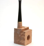 Tobacco Pipe Briar Wood Block - Pre Drilled