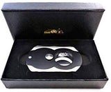 Stainless Steel Cigar Cutter - Ergonamic Hand Design