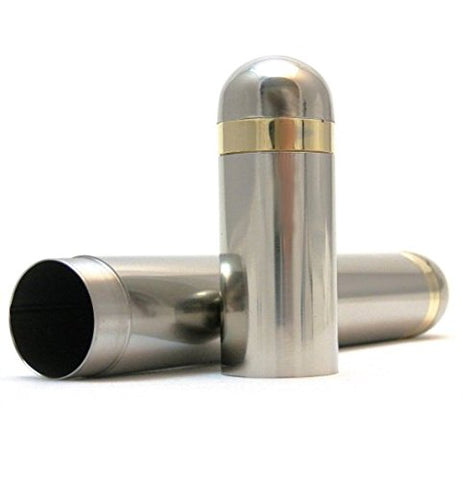 Stainless Steel Cigar Tube - Single, Double & Triple Stainless Steel Cigar Tube - Single, Double & Triple