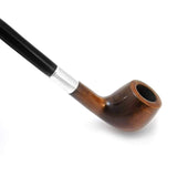 Mr. Brog Churchwarden Tobacco Pipe - Model No: 59 Hobbit - Pear Wood Roots - Hand Made