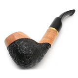 No. 67 Full Bent Mediterranean Briar Wood Smoking Pipe