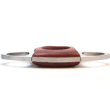 Mrs. Brog Guillotine Cigar Cutter - Mahogany Wood & Stainless Steel