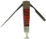 Mr. Brog Luxury Style Tamper, Reamer & Pick 3-in-1 Tool - Oak Wood & Stainless Steel