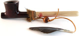 Lakota Mediterranean Briar Wood Indian Peace Pipe