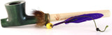 Lakota Indian Peace Pear Wood Tobacco Pipe