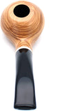 Mr. Brog Handmade Smoking Tobacco Pipe - Model No. 148 Louche Natural - Briar Wood