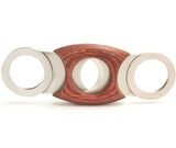 Mrs. Brog Guillotine Cigar Cutter - Mahogany Wood & Stainless Steel