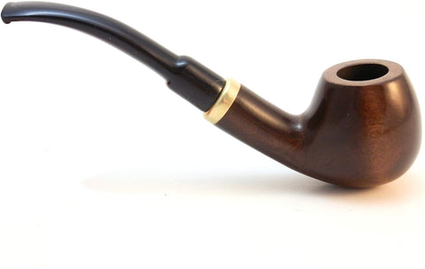 No. 18 Horn Pear Wood Tobacco Pipe No. 18 Horn Pear Wood Tobacco Pipe