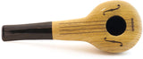 No. 308 Mandolin Ash Wood Tobacco Pipe