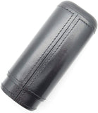 Grooved Robusto Leather Cigar Cases - Inside Cedar Wood Compartments - Authentic Full Grade Buffalo Hide Leather