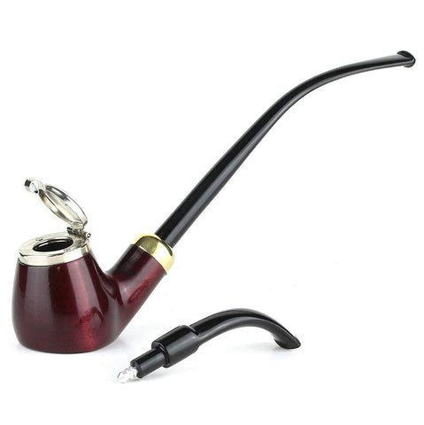 No. 21 Old Army Pear Wood Pipe (Dual Stems)