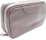 Pipe Tobacco Leather Pouch Combo - Authentic Full Grade Leather - Brown