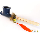 Lakota Indian Peace Pear Wood Tobacco Pipe