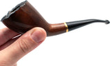 Mr. Brog Handmade Smoking Tobacco Pipe - Model No. 310 Indigo Walnut - Pear Wood Roots