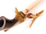 Lakota Indian Peace Pear Wood Tobacco Pipe