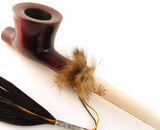 Lakota Indian Peace Pear Wood Tobacco Pipe