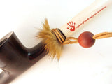 Lakota Mediterranean Briar Wood Indian Peace Pipe