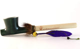 Lakota Indian Peace Pear Wood Tobacco Pipe