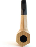 No. 307 Architekt Hexagon Acacia Wood Pipe