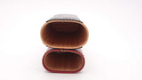 Spanish Cedar & Leather Robusto Cigar Case - Authentic Full Grade Buffalo Hide Leather