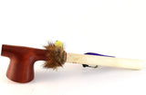 Lakota Indian Peace Pear Wood Tobacco Pipe