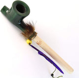 Lakota Indian Peace Pear Wood Tobacco Pipe