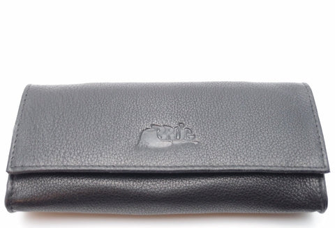 Soft Leather Tobacco Pouches - Authentic Full Grade Leather - Black Soft Leather Tobacco Pouches - Authentic Full Grade Leather - Black