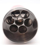 Cigar Humidor for 7 Large Cigars with Built-In Hygrometer