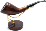 Mr. Brog Handmade Smoking Tobacco Pipe - Model No. 310 Indigo Walnut - Pear Wood Roots