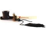 Lakota Mediterranean Briar Wood Indian Peace Pipe