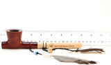 Lakota Mediterranean Briar Wood Indian Peace Pipe