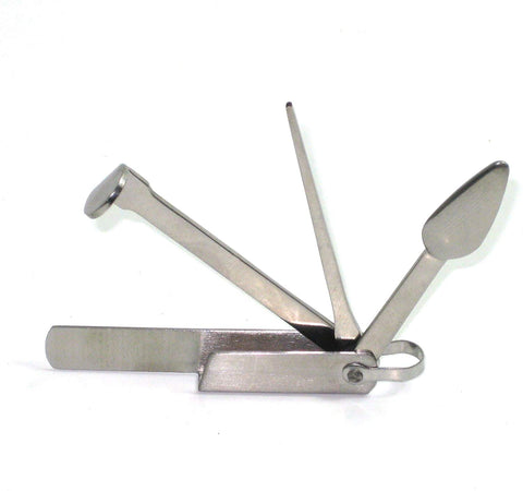 Keaychain Spike-Tamper-Reamer 3 in 1 Tobacco Pipe Tool - Lightweight Stainless Steel Keaychain Spike-Tamper-Reamer 3 in 1 Tobacco Pipe Tool - Lightweight Stainless Steel