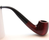 Beech Wood Tobacco Pipe - Model 54 Café Mahogany - Hand Made