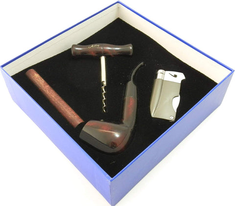 Pear Wood Tobacco Pipe Gift Set With Accessories Pear Wood Tobacco Pipe Gift Set With Accessories