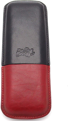 Leather Cigar Case for 3 - Authentic Full Grade Buffalo Hide Leather Leather Cigar Case for 3 - Authentic Full Grade Buffalo Hide Leather