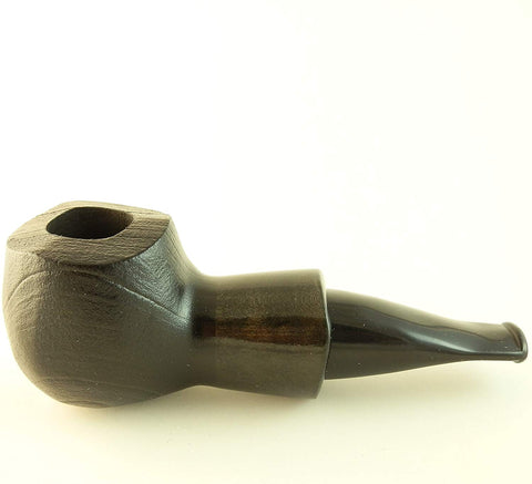 Mr. Brog Bulldog Tobacco Pipe - Model No: 52 Scoot Ebony Sandblast - Pear Wood Roots - Hand Made Mr. Brog Bulldog Tobacco Pipe - Model No: 52 Scoot Ebony Sandblast - Pear Wood Roots - Hand Made
