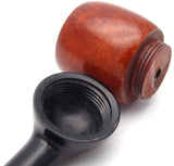 No. 75 Captain Mediterranean Briar Wood Tobacco Pipe