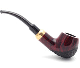No. 124 Bent Army Mediterranean Briar Wood Tobacco Pipe