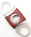 Mrs. Brog Guillotine Cigar Cutter - Mahogany Wood & Stainless Steel