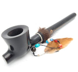 Lakota Indian Peace Pear Wood Tobacco Pipe