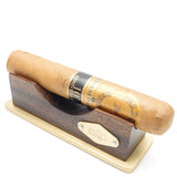 Luxurious Cigar Stand - African Wenge Wood & Copper - Solid One Piece Design