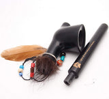 Lakota Indian Peace Pear Wood Tobacco Pipe