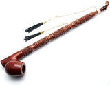 19 Inch Long Orient Italian Briar Wood Tobacco Pipe