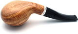 Mr. Brog Handmade Smoking Tobacco Pipe - Model No. 148 Louche Natural - Briar Wood