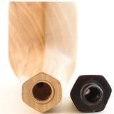 No. 307 Architekt Hexagon Acacia Wood Pipe