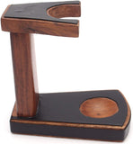 Leather Tobacco Pipe Holder - Authentic Full Grade Buffalo Hide Leather - Black