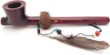 Lakota Indian Peace Pear Wood Tobacco Pipe