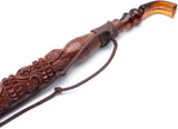 19 Inch Long Orient Oak Morta Wood Tobacco Pipe