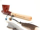 Lakota Mediterranean Briar Wood Indian Peace Pipe