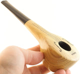 No. 308 Mandolin Ash Wood Tobacco Pipe